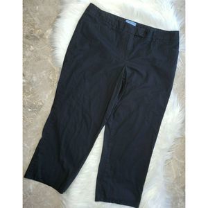 SIMPLY VERA WANG Black Capri Pants Size 12